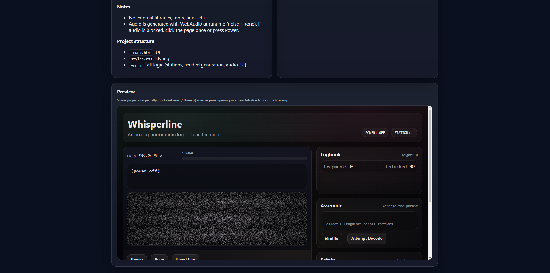 RPG project screenshot 4
